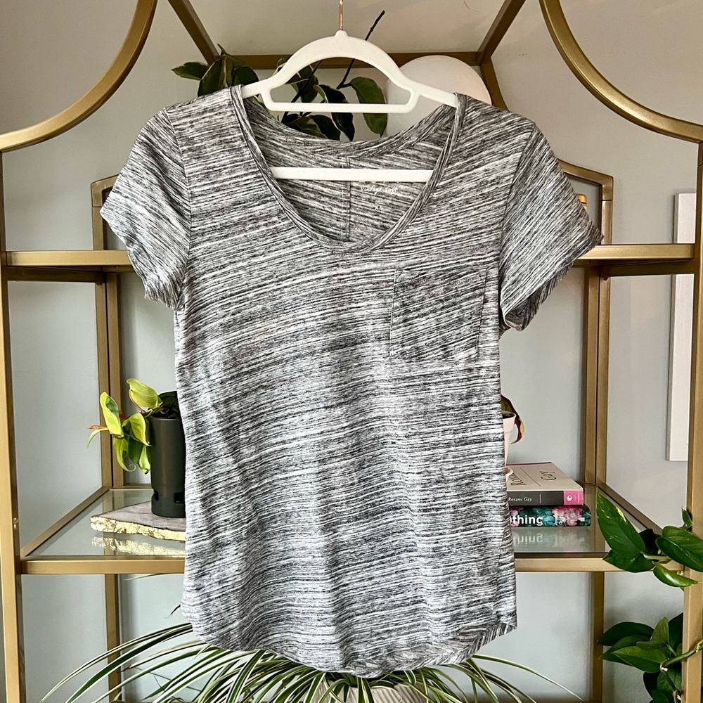 Loft Vintage Soft Tee in Marble Gray